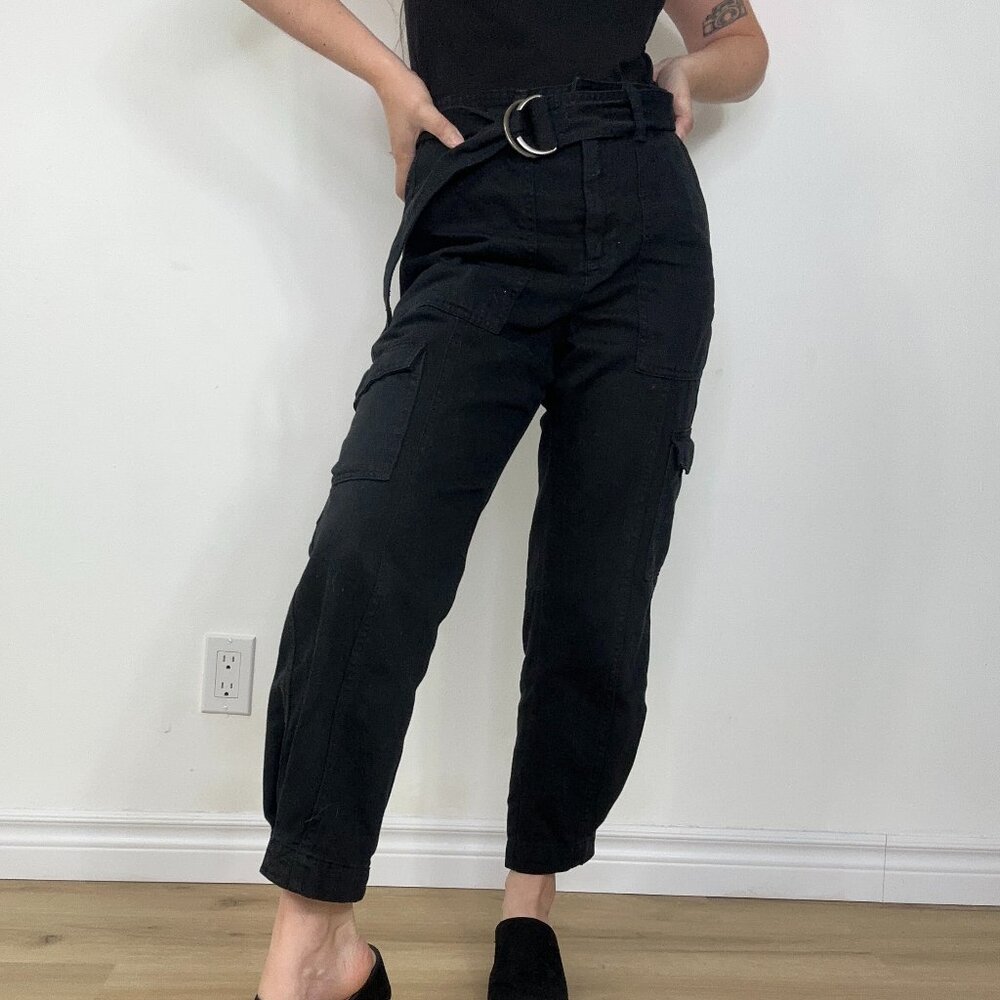 *Banana Republic Black Cargo Pant with Belt